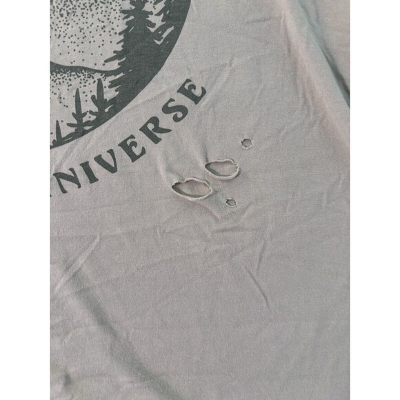 Love & Lazy Days Distressed Graphic tshirt Women's Size XL - Picture 3 of 12